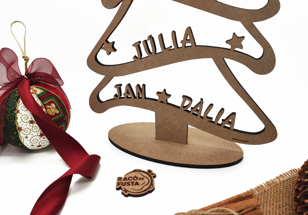 RacoDeFusta_ÁrbolNavidad_MaderaEstrellas_3 Árbol Navidad Madera Estrellas