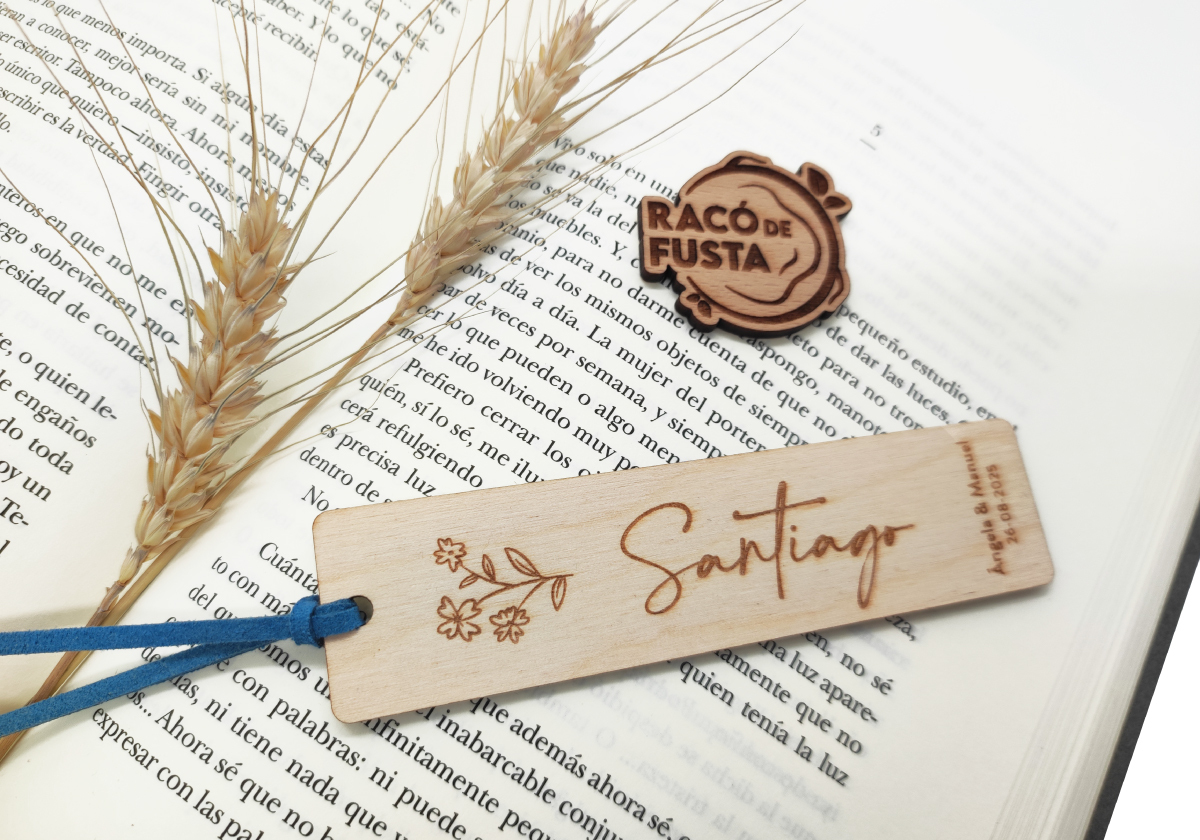 RacoDeFusta_Marcapáginas_Madera Boda Personalizado