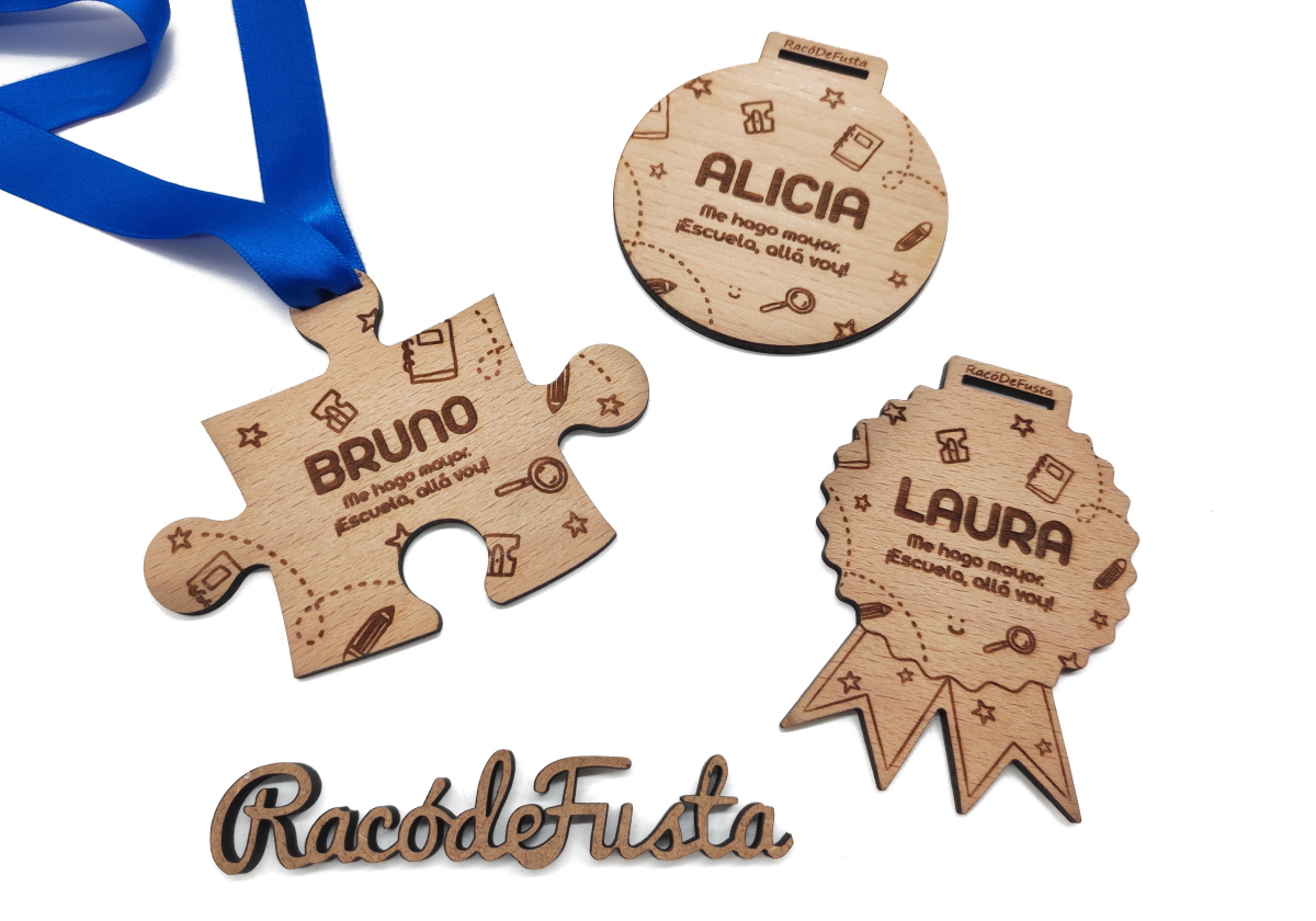 RacoDeFusta_MedallaMadera_GraduaciónInfantil
