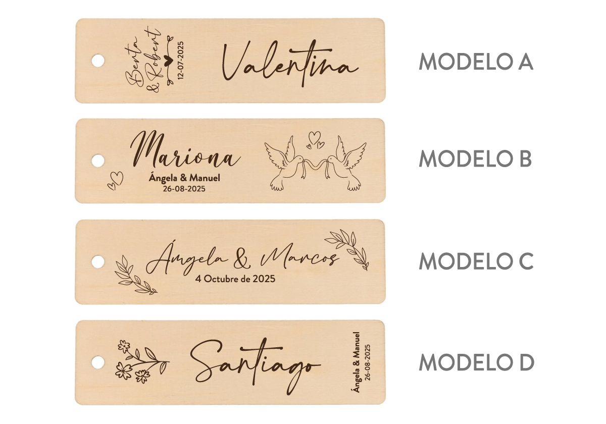 RacoDeFusta_Modelos_Marcapaginas Madera Boda