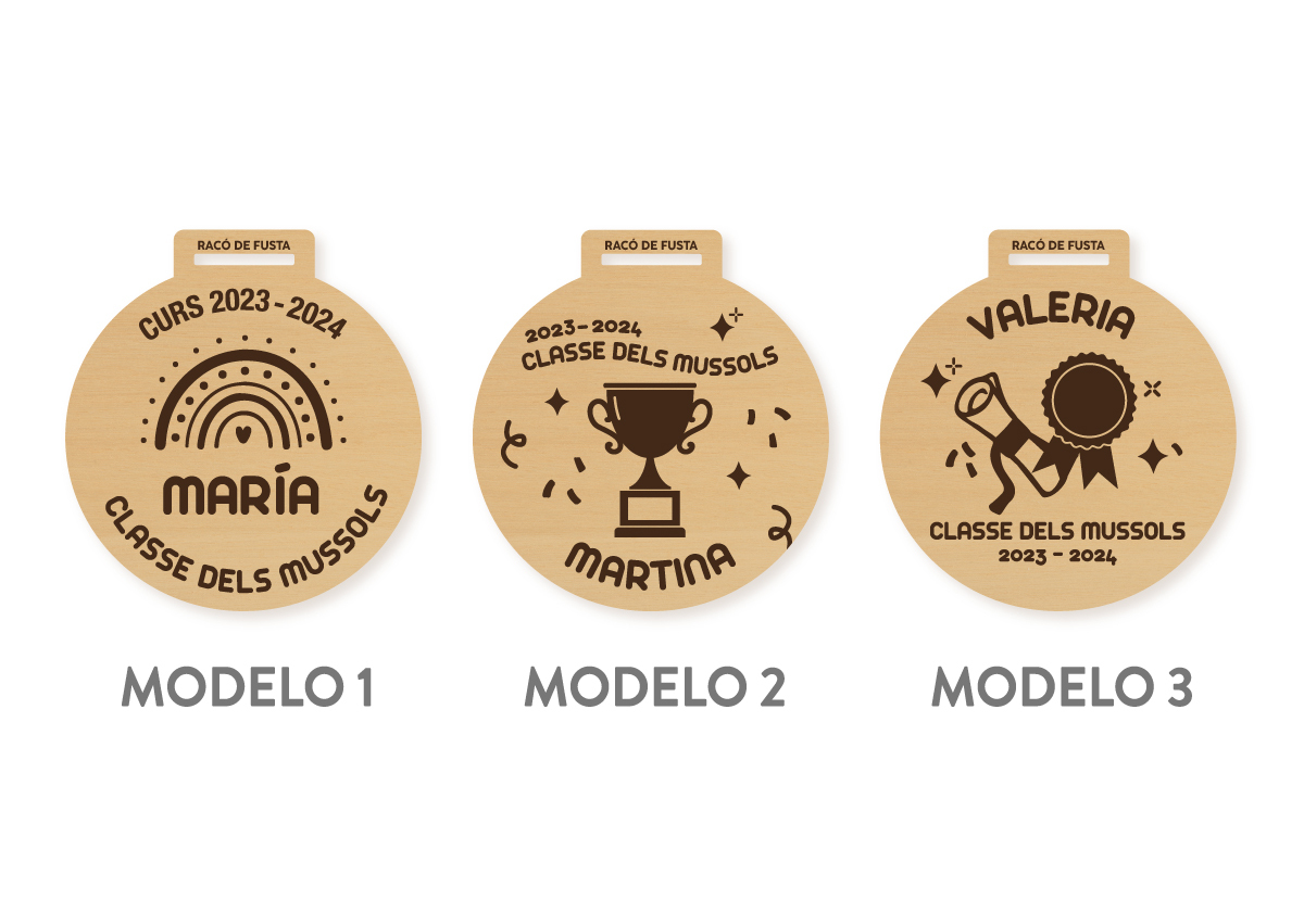 RacoDeFusta_Opciones_MedallasGraduación_Clase