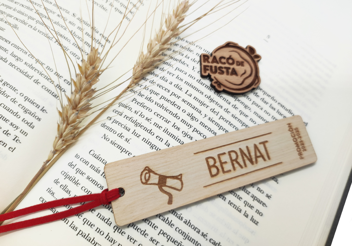RacoDeFusta_Marcapáginas_Madera Graduación Personalizado